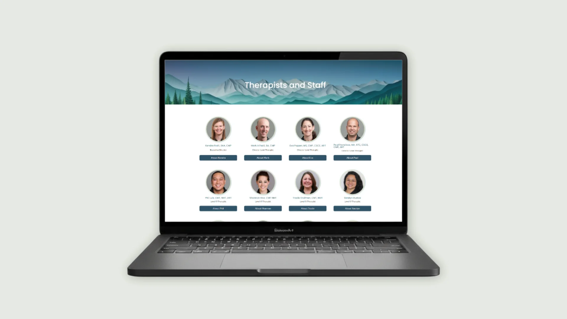 A laptop showing SMI website page